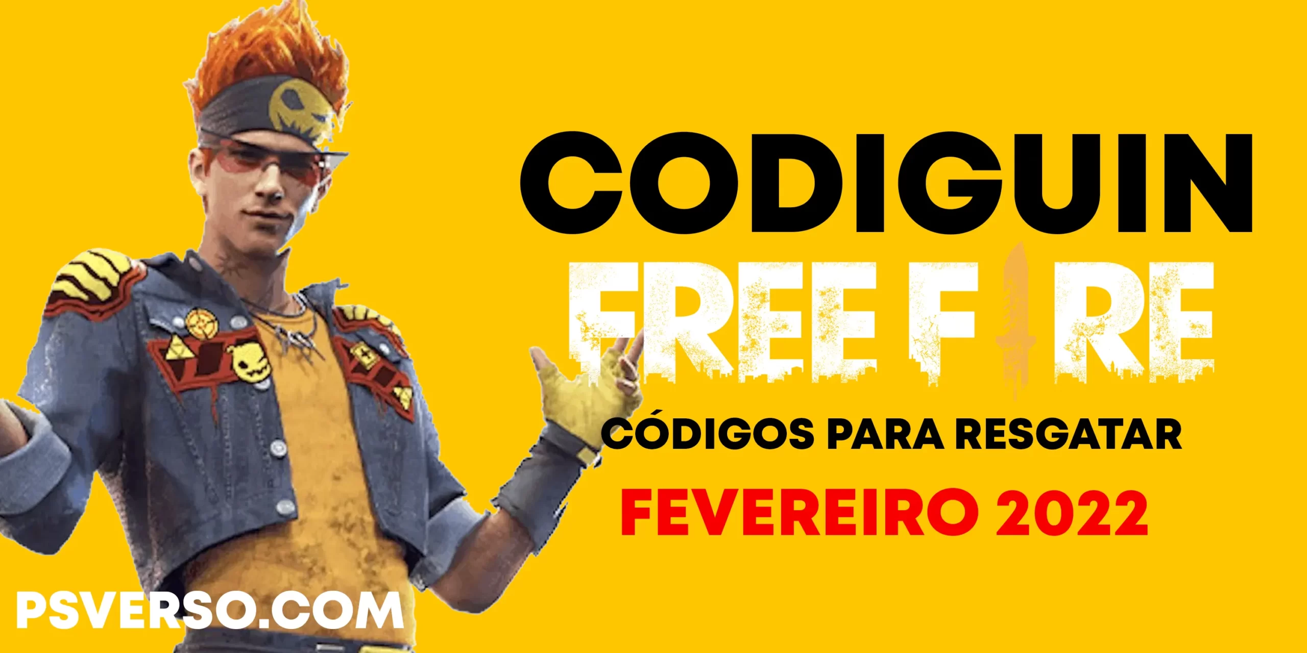 Código Free Fire 2022: CODIGUIN FF ativos 21 a 28 de Fevereiro Rewards  Garena - PS Verso